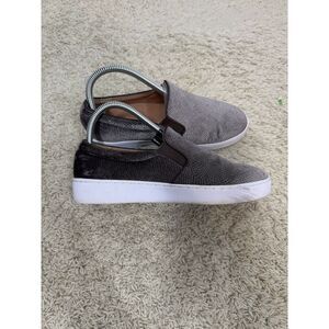 Vionic Splendid‎ Midi Holiday Reptile Embossed Velvet Slip On Shoes Size 7 Gray
